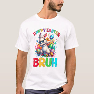 Bruh Pasen Eieren Tiener Jongens Kinderen Pasen Ko T-shirt