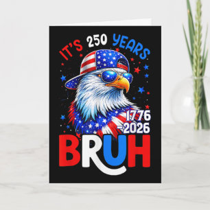 Bruh Patriottische Adelaar Vlag 250 Jaar 1776-2026 Kaart