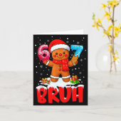 Bruh Peperkoek Zes Zeven 67 Ijs Drip Chris Kaart (Gele Bloem)