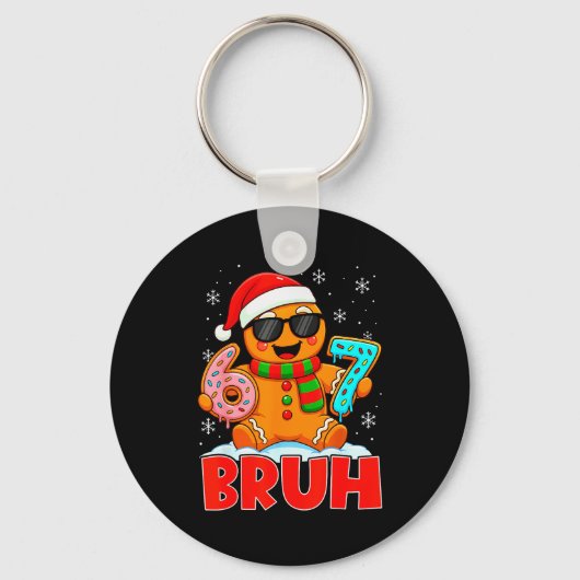 Bruh Peperkoek Zes Zeven 67 Ijs Drip Chris Sleutelhanger (Voorkant)