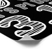 Bruh Pi Dag 3.14 Pi Symbool Grappige Pi Dag Lerare Poster (Hoek)