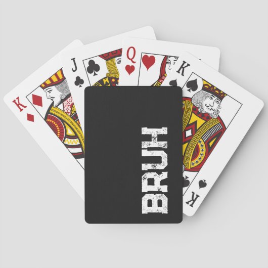 Bruh Pokerkaarten (Achterkant)