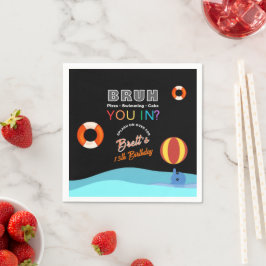 Bruh Pool Party Birthday  Servet