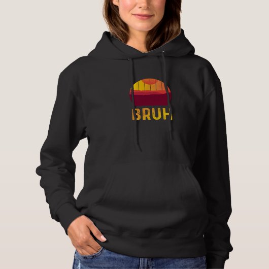 Bruh Popular Slang Quote s for Teens Meme  Bruh Hoodie (Voorkant)