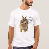 BRUH RABBIT TEE SHIRT (Voorkant)