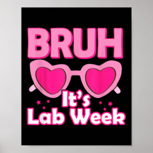 Bruh Roze Lab Week 2024 Medisch Lab Wetenschap Lab Poster