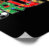 Bruh Rudolph Rendier Kerstpyjama Vakantie Xm Poster (Hoek)