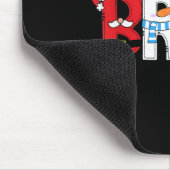 Bruh Santa Snowman Elf Rendier Vrolijk Kerstfeest Muismat (Hoek)