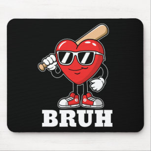 Bruh Sell Heart Funny Kinder Boys Mannen Valentijn Muismat