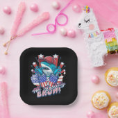 Bruh Shark 4 juli Papieren Bordje (Feest)