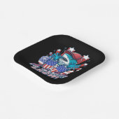 Bruh Shark 4 juli Papieren Bordje (Gebogen)