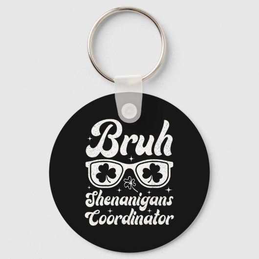 Bruh Shenanigans coördinator St Patrick's Day Boys Sleutelhanger (Voorkant)