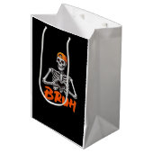 Bruh Skeleton Hand Hart Halloween Kostuums Mannen  Medium Cadeauzakje (Voorkant Gekanteld)