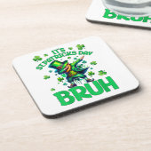 Bruh St. Patrick's Dag Bier Onderzetter (Linkerzijde)