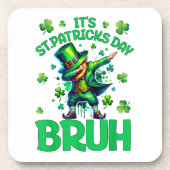 Bruh St. Patrick's Dag Bier Onderzetter (Voorkant)