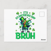 Bruh St. Patrick's Dag Briefkaart (Achterkant)