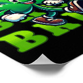 Bruh St. Patrick's Dag Jongens Tiener Jongen 4 Bla Poster (Hoek)