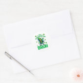 Bruh St. Patrick's Dag Ronde Sticker (Envelop)