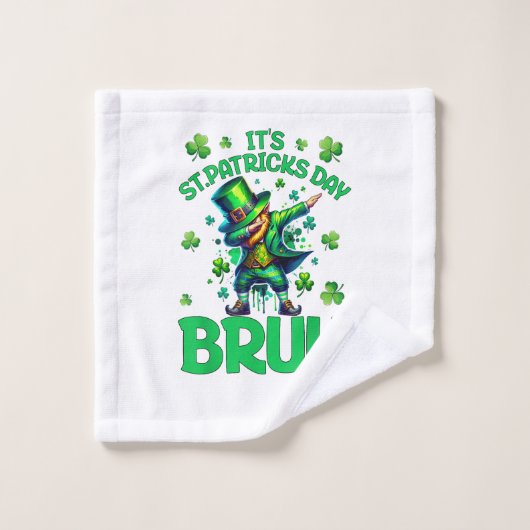 Bruh St. Patrick's Dag Washandje (Wasdoekje)