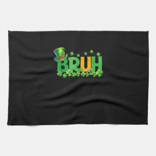 Bruh St Patrick's Day Tiener Jongens Kinder Grappi Theedoek