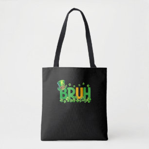 Bruh St Patrick's Day Tiener Jongens Kinder Grappi Tote Bag