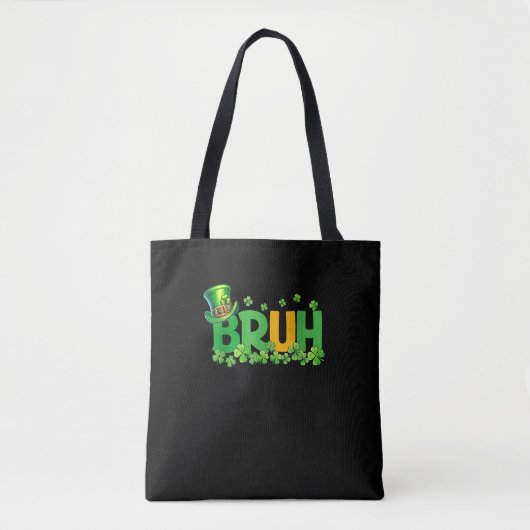 Bruh St Patrick's Day Tiener Jongens Kinder Grappi Tote Bag (Voorkant)