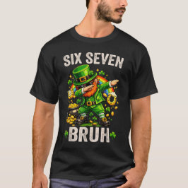 Bruh St. Patrick's Day Zes Zeven Kinderen Jongens T-shirt