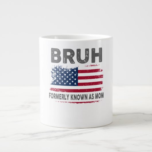 Bruh staat bekend als moeder mok grappige moeder m (Voorkant)