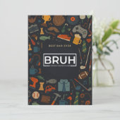 Bruh staat ook bekend als Daddy Fathers Day Gift K Kaart (Staand voorkant)