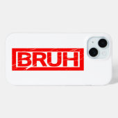 Bruh Stamp Case-Mate iPhone Case (Achterkant (horizontaal))