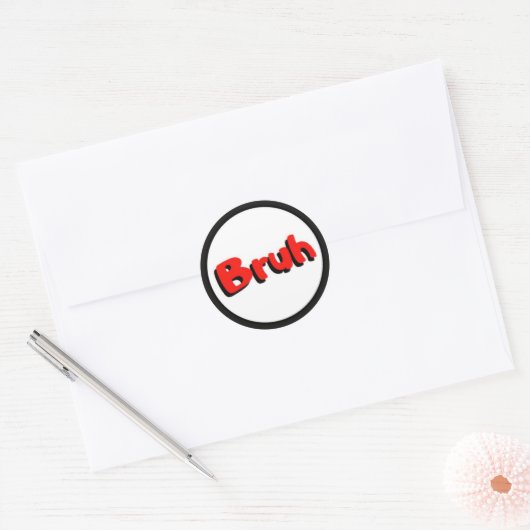 Bruh sticker (Envelop)