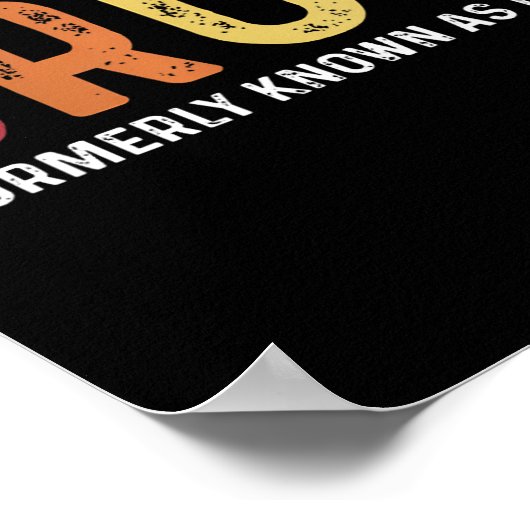 Bruh stond vroeger bekend als Dad Funny Father &#; Poster (Hoek)