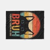 Bruh stond vroeger bekend als Dad Funny Gifts for  Fleece Deken (Voorkant (Horizontaal))