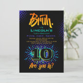 Bruh Tiener Jongen Verjaardag Kaart (Staand voorkant)