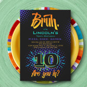 Bruh Tiener Jongen Verjaardag Kaart