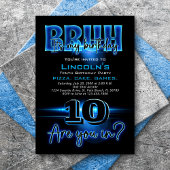 bruh tiener jongen verjaardag uitnodiging