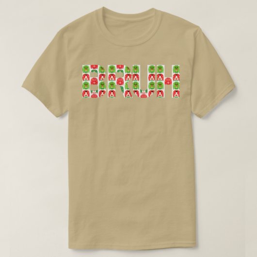 Bruh Ugly KerstSweater Brother Funny Xmas Swe T-shirt (Design voorkant)