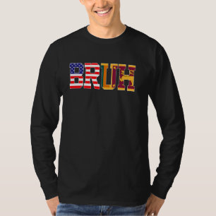 Bruh USA Sri Lanka Country Flag Amerikaans Sri Lan T-shirt