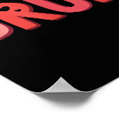 Bruh Valentijnsdag Hart Humor Meme Mannen Vrouwen  Poster (Hoek)