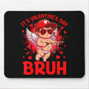 Bruh Valentijnsdag Jongens Kinderen Grappig Hart V Muismat