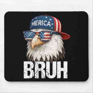 Bruh Vierde 4de Juli Adelaar Amerikaans Patriotist Muismat