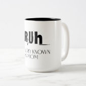 Bruh, voorheen bekend als mama, moederdag cadeau tweekleurige koffiemok (Voorkant rechts)