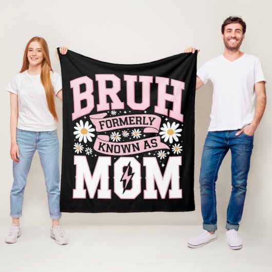Bruh Voorheen Bekend Als Moeder Moederdag Fleece Deken (In situ)