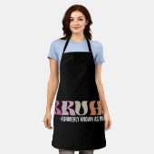 Bruh voorheen bekend als Mom Funny Moederdag Schort (Gedragen)