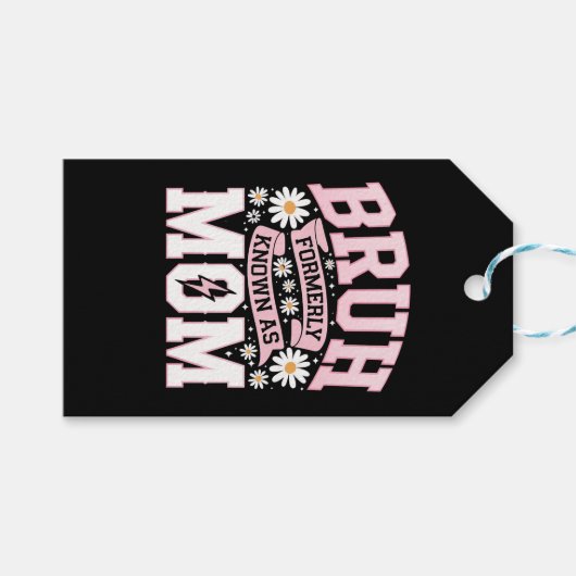 Bruh, voorheen bekend als Mom Moederdag Cadeaulabel (Voorkant (Horizontaal))