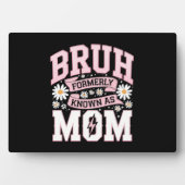 Bruh, voorheen bekend als Mom Moederdag Fotoplaat (voorkant)