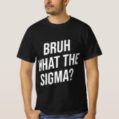 Bruh Wat De Sigma Grappige Graffiti Meme T-shirt (Voorkant)