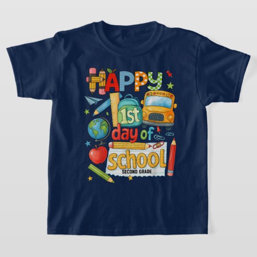 Bruh We Back 2nd Grade Back to School Second Grade T-shirt (Laagn)