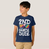 Bruh We Back 2nd Grade Back to School Second Grade T-shirt (Voorkant volledig)
