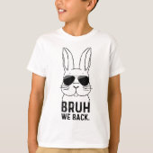 Bruh We Back 2nd Grade Back to School Second Grade T-shirt (Voorkant)
